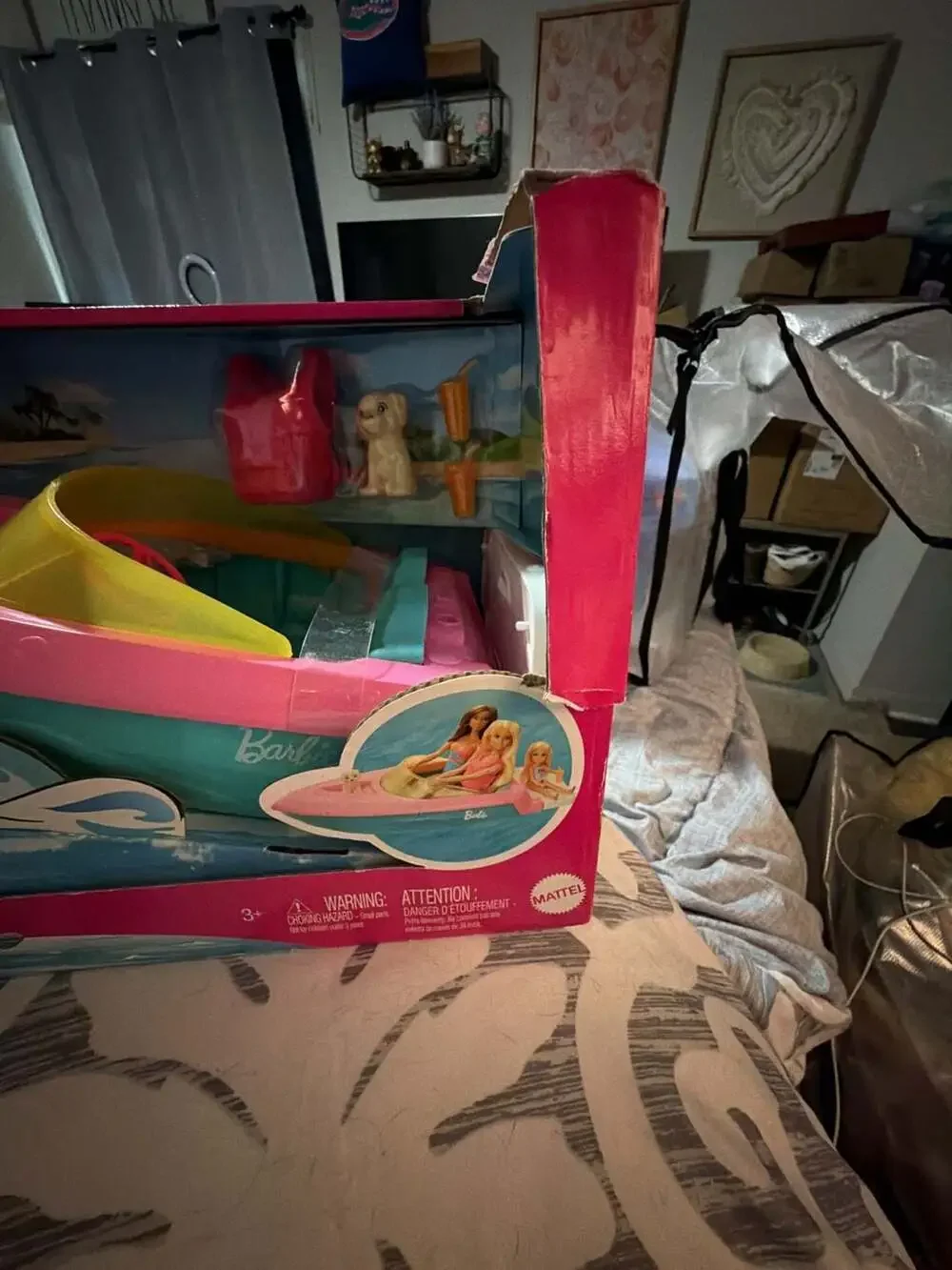 Barbie speedboat playset